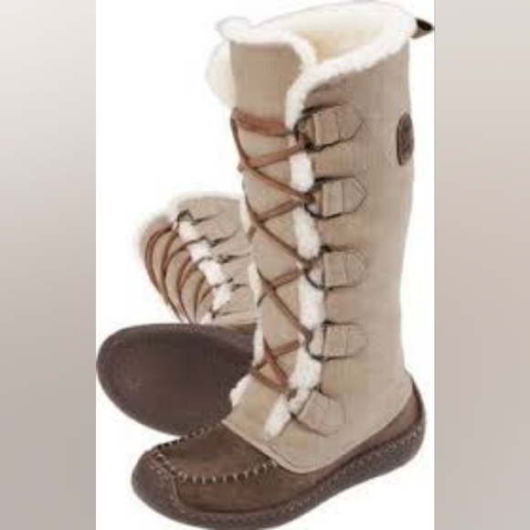 Sorel leather sheepskin tall boots - Picture 1 of 5